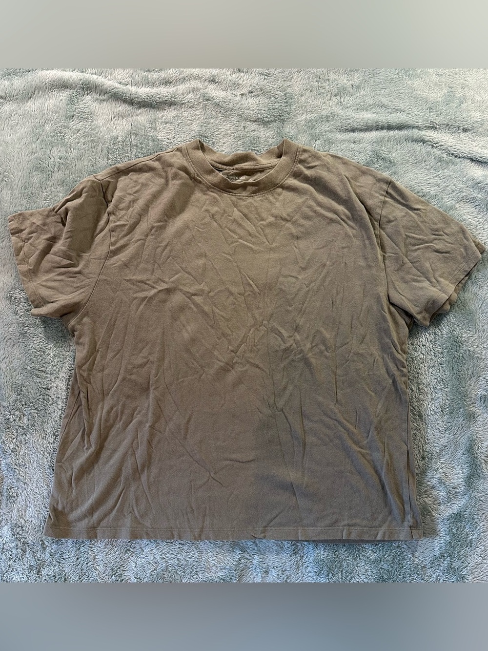Abercrombie & Fitch Short Sleeve Crew Tee in Olive
